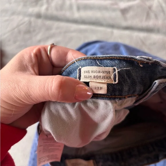 Madewell Women's Straight Leg Blue Jeans - Picture 3 of 3